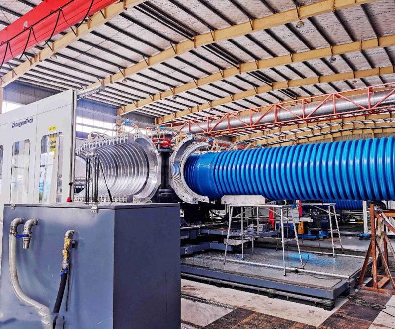 Опережая будущее (40-я линия по производству гофрированных труб ZhongyunTech для нашего клиента - SCY Pipes)