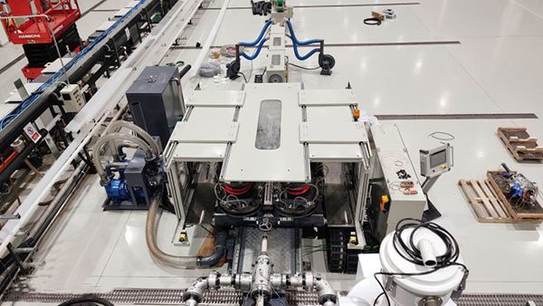 Линия ZC-180H установлена в производственном цеху заказчика в Германии