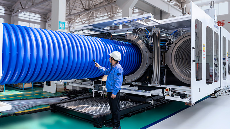 Линия для производства гофрированных труб ZC-1200H